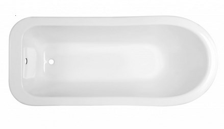 Ванна из литьевого мрамора Эстет Царская 150x73 Белая - фото 18416