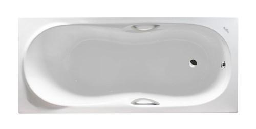 Акриловая ванна HusKarl BJORN NEW 170x75 с ручками без гидромассажа - фото 18862
