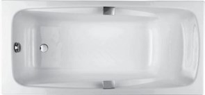 Чугунная ванна Jacob Delafon Repos 170x80 с ручками E2915
