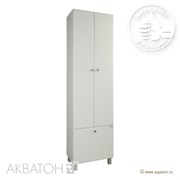 Шкаф-колонна Акватон Симпл с корзиной 1A137403SL010 33657013