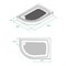 Душевой поддон IDDIS 27LR128i22 86230217 - фото 15610 Душевой поддон IDDIS 27LR128i22 86230217 - фото 15610