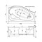 Акриловая ванна Aquanet Palma 170x90 R без гидромассажа 50262244 - фото 19063 Акриловая ванна Aquanet Palma 170x90 R без гидромассажа 50262244 - фото 19063