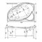 Акриловая ванна Aquanet Jamaica 160x100 L без гидромассажа 50065777 - фото 19198 Акриловая ванна Aquanet Jamaica 160x100 L без гидромассажа 50065777 - фото 19198