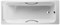 Чугунная ванна Jacob Delafon Parallel 150x70 с ручками E2949 - фото 20536