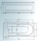 Акриловая ванна Акватек Лея 170х75 без гидромассажа 24653193