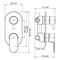 Смеситель для душа WasserKRAFT Dinkel 5871 95019388 - фото 29489 Смеситель для душа WasserKRAFT Dinkel 5871 95019388 - фото 29489