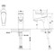 Смеситель для раковины Bravat Line F15299C-1 56959194