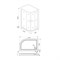 Душевой уголок BAS INFINITY R-120-W-CH 110346668 - фото 4969 Душевой уголок BAS INFINITY R-120-W-CH 110346668 - фото 4969