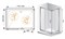 Душевой уголок Cezares PRATICO-AH-1-100/80-P-Cr 97030585 - фото 5726 Душевой уголок Cezares PRATICO-AH-1-100/80-P-Cr 97030585 - фото 5726