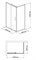 Душевой уголок без поддона BandHours Mike/Side-Glass 810 80х100 61377825