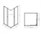 Душевой уголок IFO Silver 90x90 RP5290222003 48942578